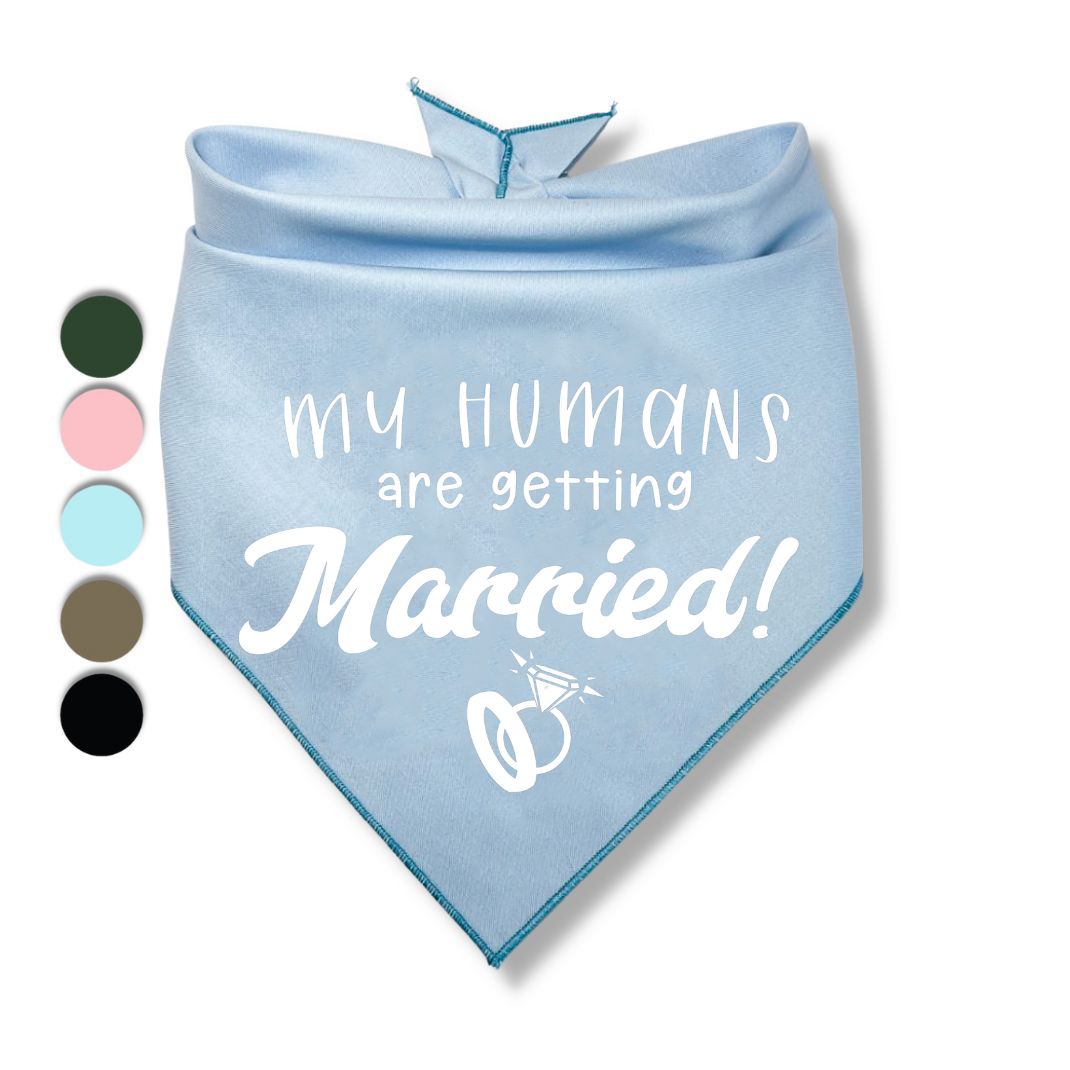My Humans Are Getting Married Rings Bandana