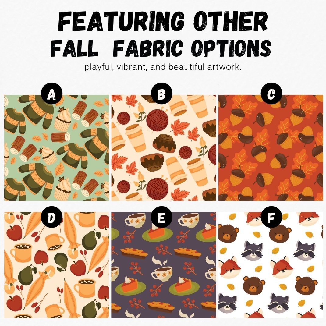 Fall Honey Buns and Lattes Dog Collar