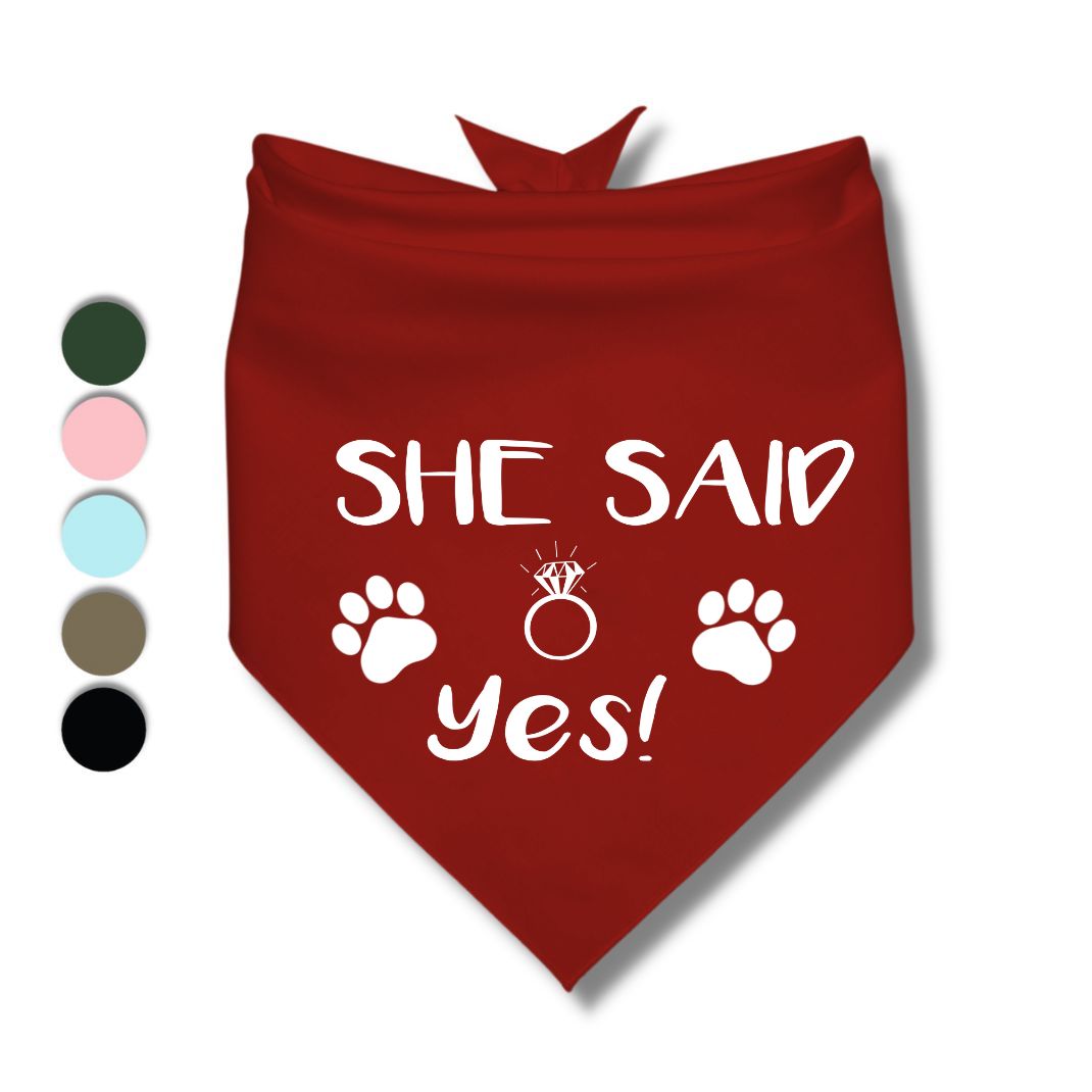 She Said Yes Bandana