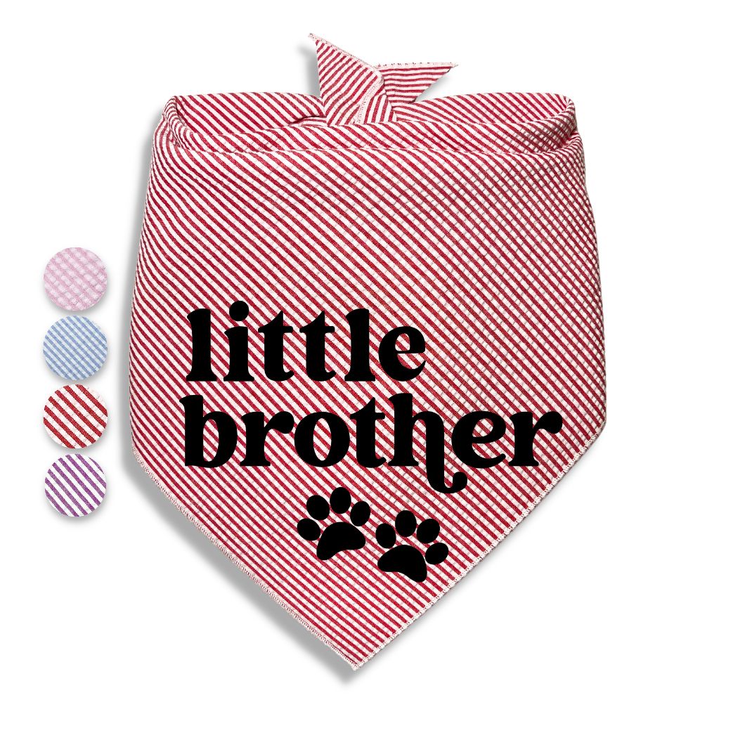 Little Brother Little Sister Paw Bandana