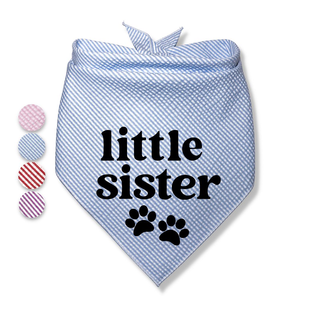 Little Brother Little Sister Paw Bandana