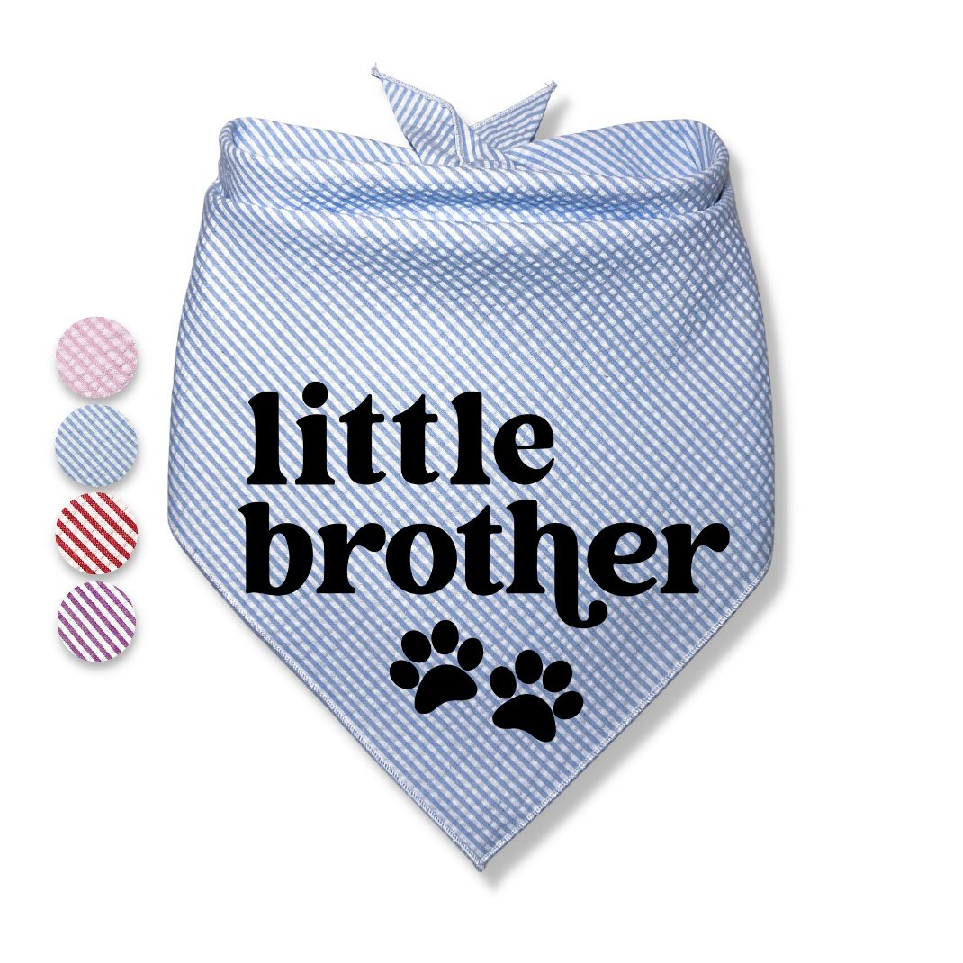 Little Brother Little Sister Paw Bandana