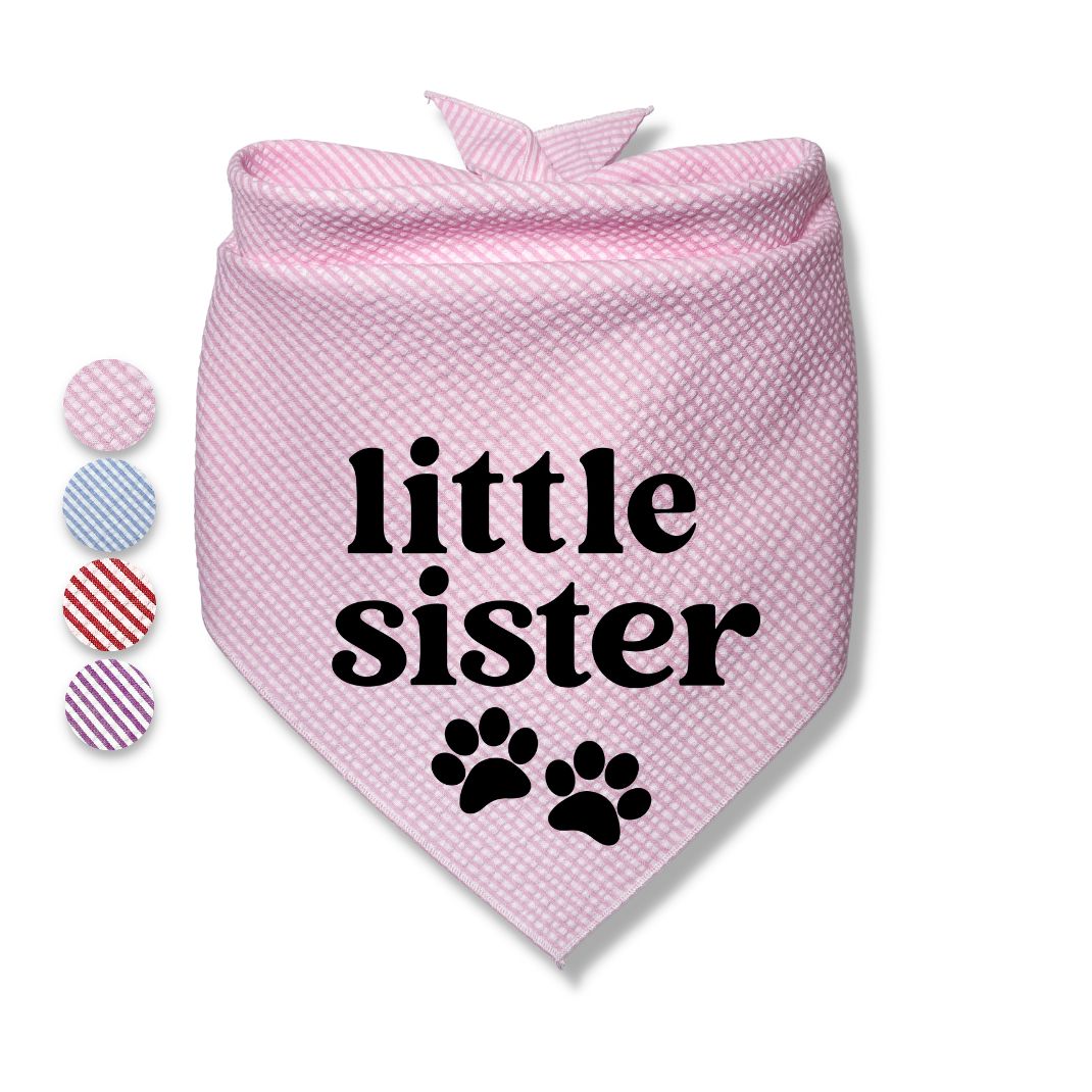 Little Brother Little Sister Paw Bandana