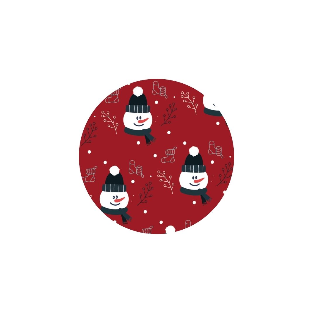 Christmas Cozy Snowman Dog Collar