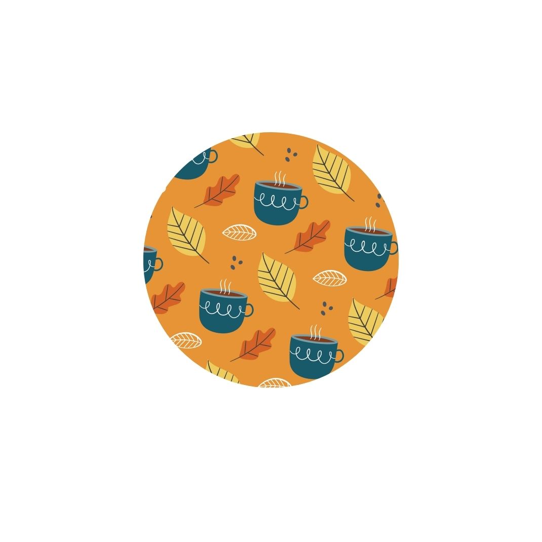 Fall Latte Vibes Dog Collar
