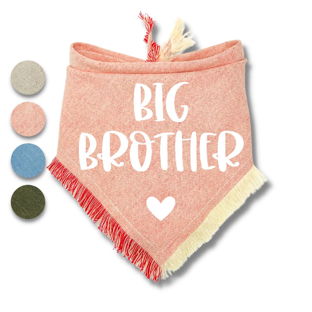 Big Brother Big Sister Heart Bandana