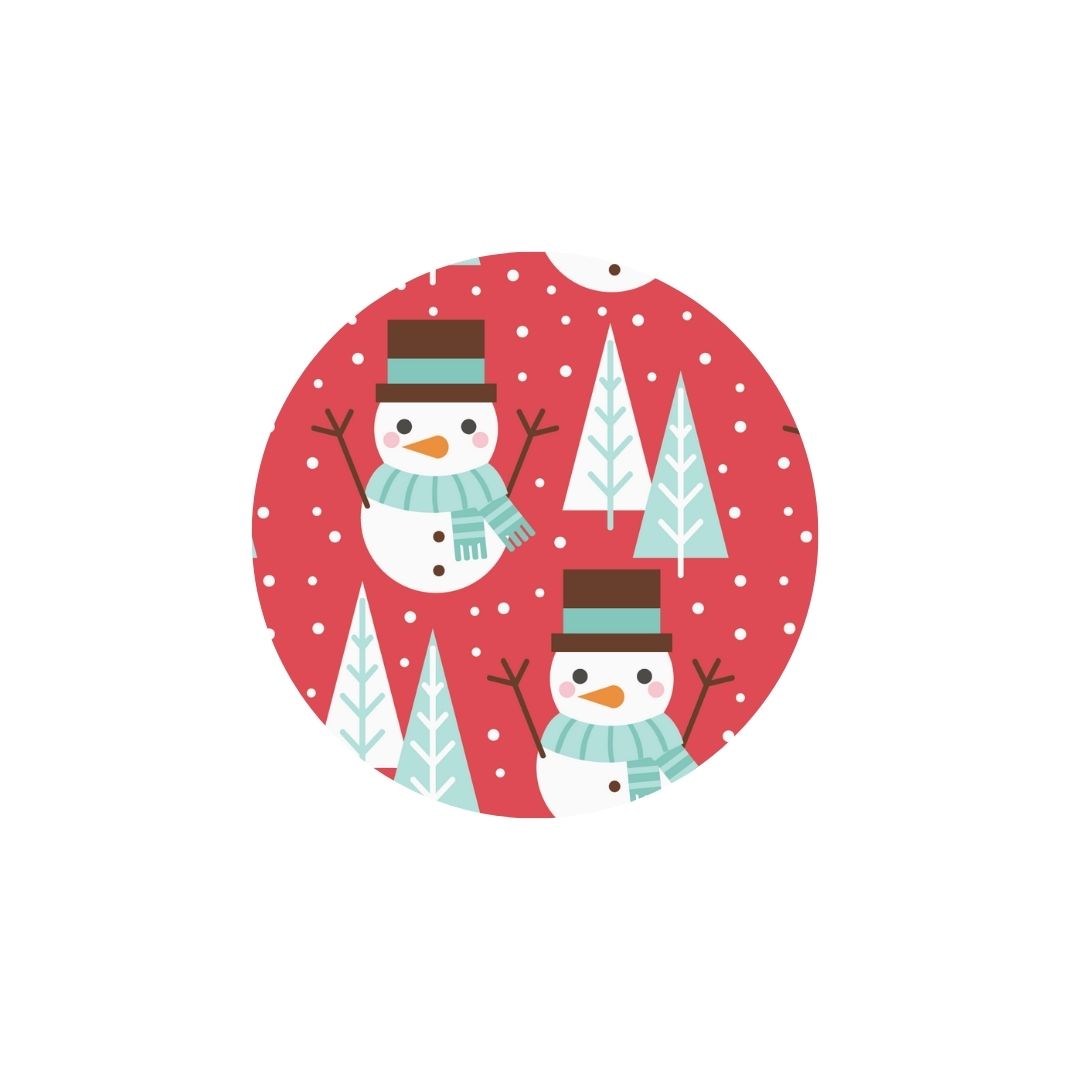 Christmas Snowy Snowman Dog Collar