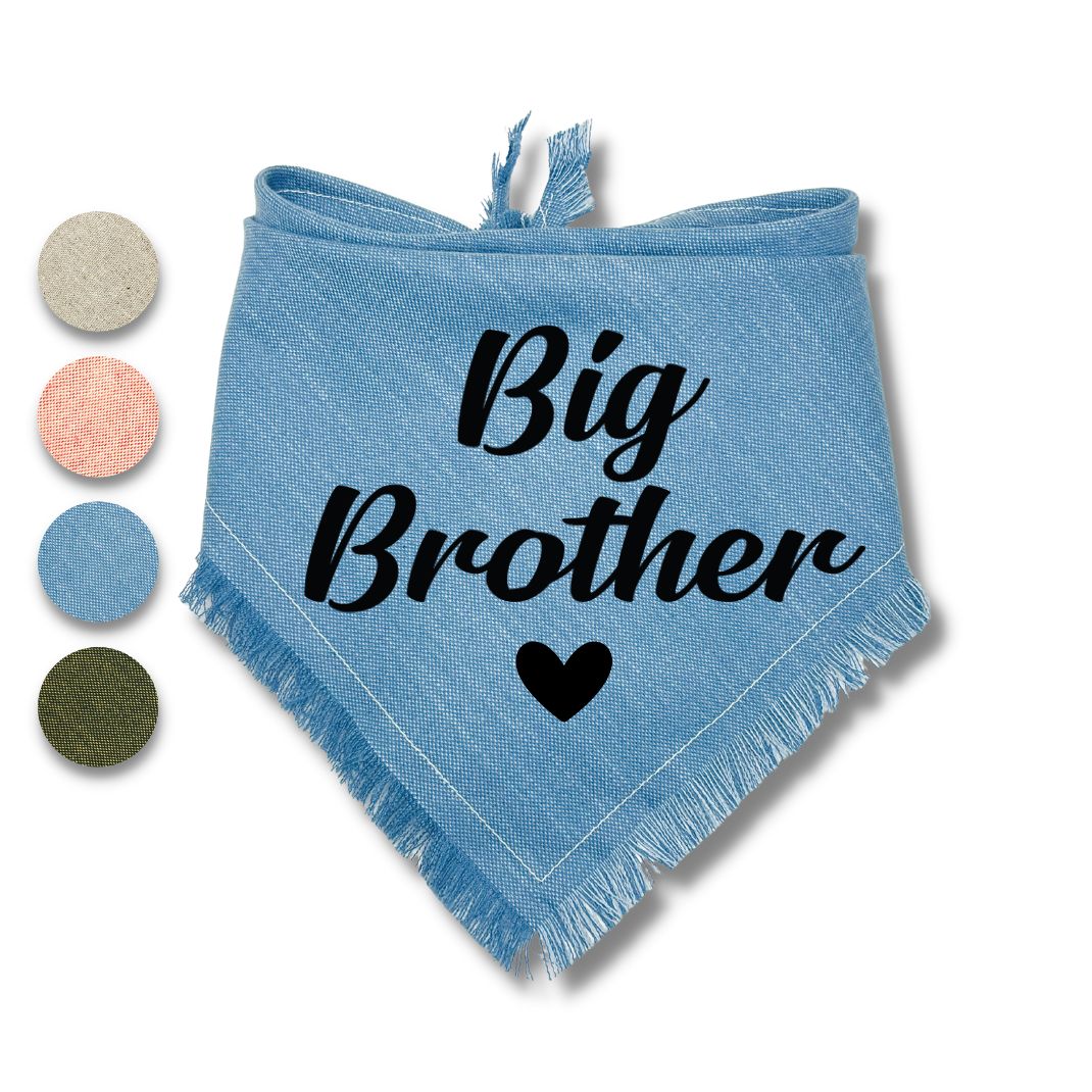 Big Brother Big Sister Heart Bandana