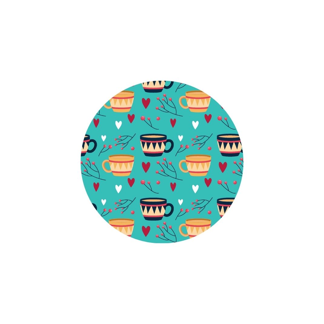 Christmas Latte Fun Dog Collar