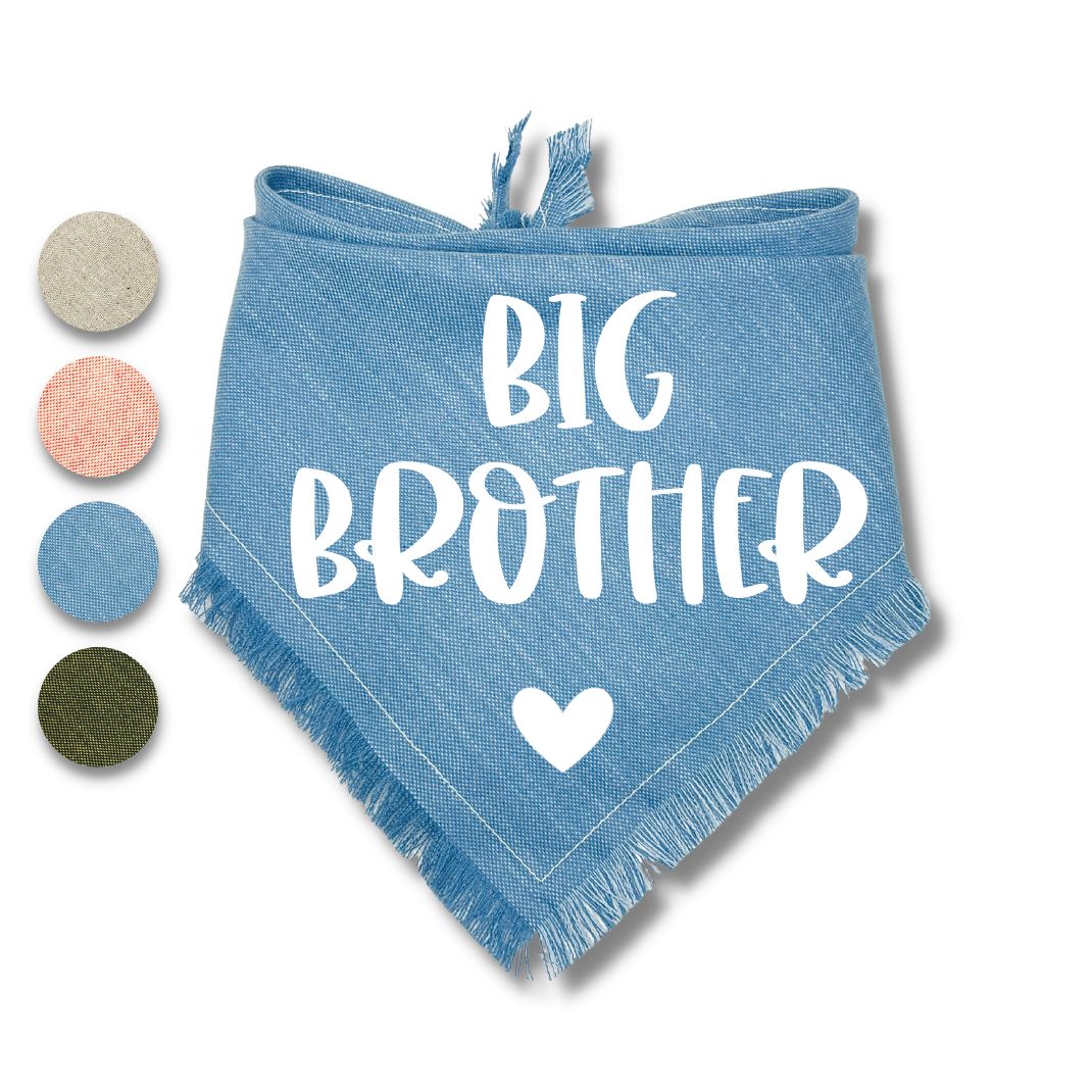 Big Brother Big Sister Heart Bandana
