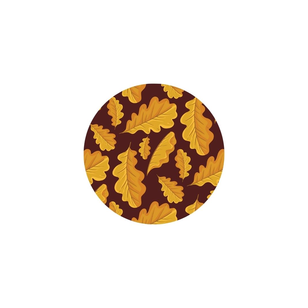 Fall Golden Leaves Dog Collar