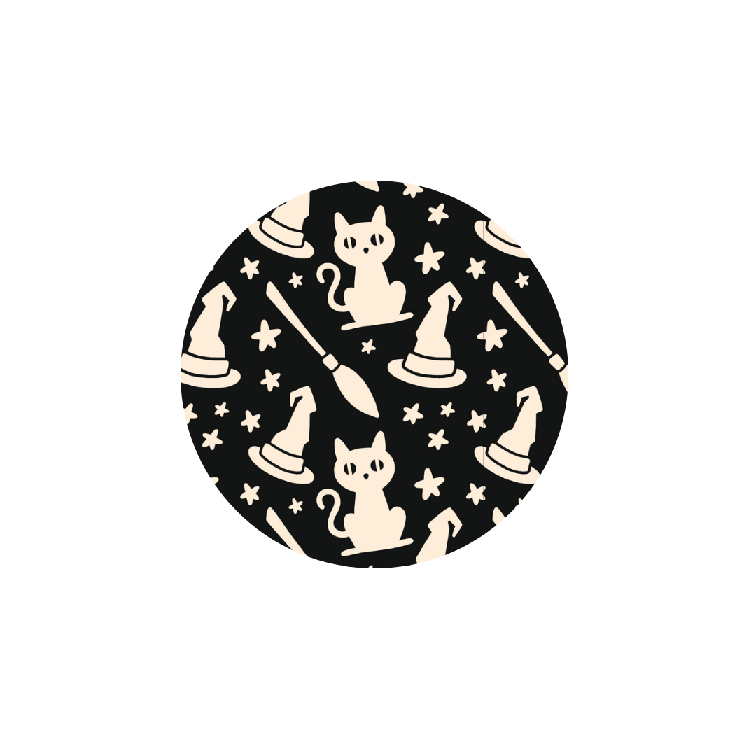 Halloween Witchy Cats Dog Collar
