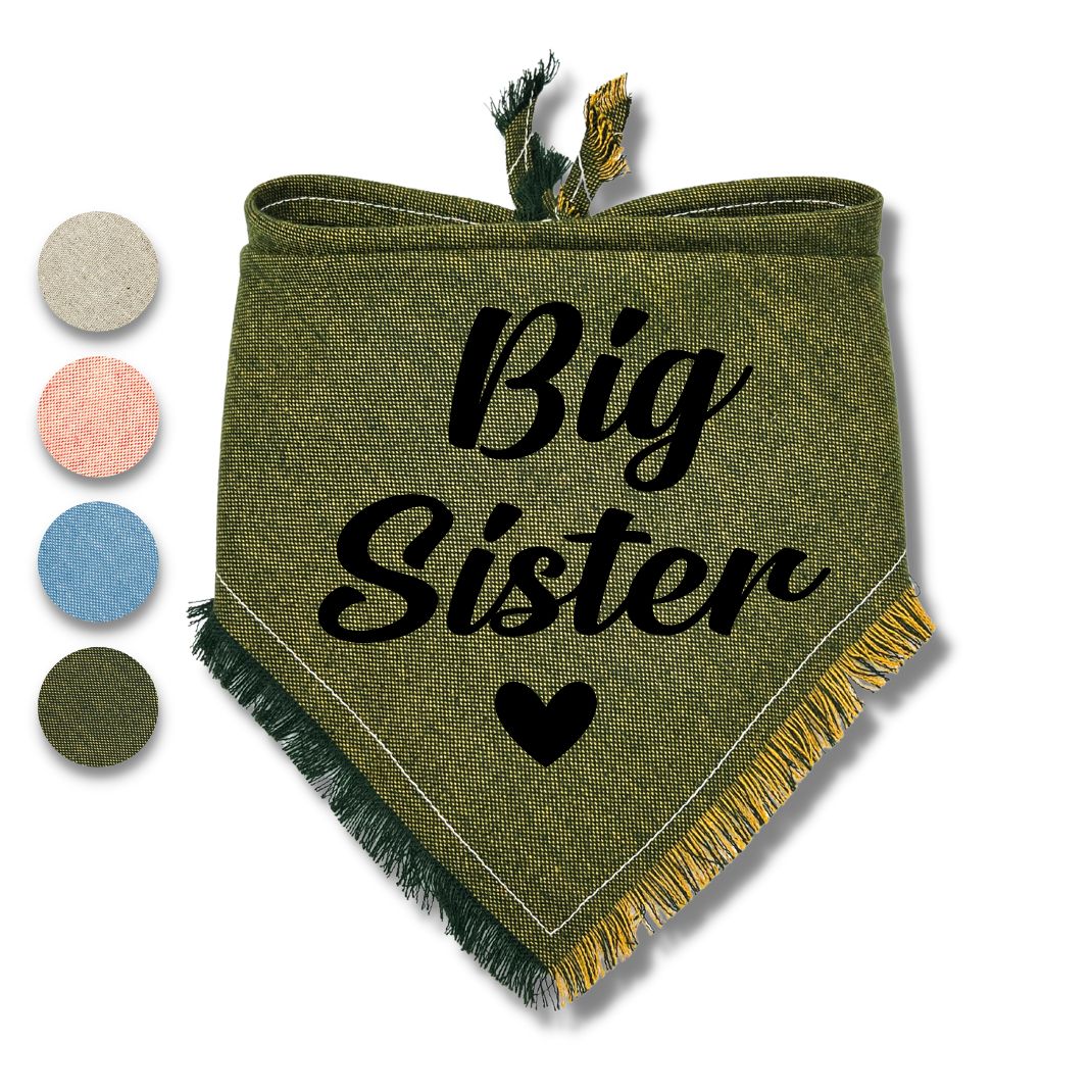 Big Brother Big Sister Heart Bandana