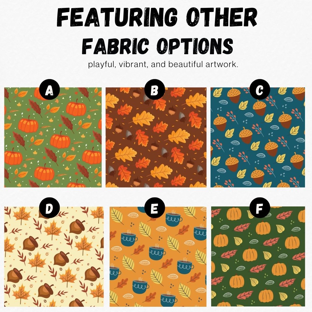 Fall Leaves and Pumpkins Dog Collar