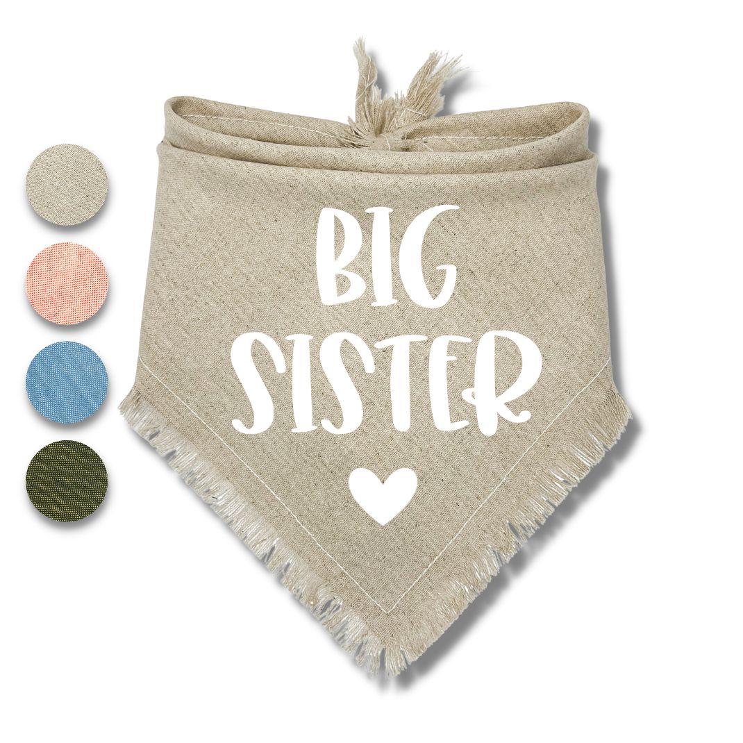 Big Brother Big Sister Heart Bandana