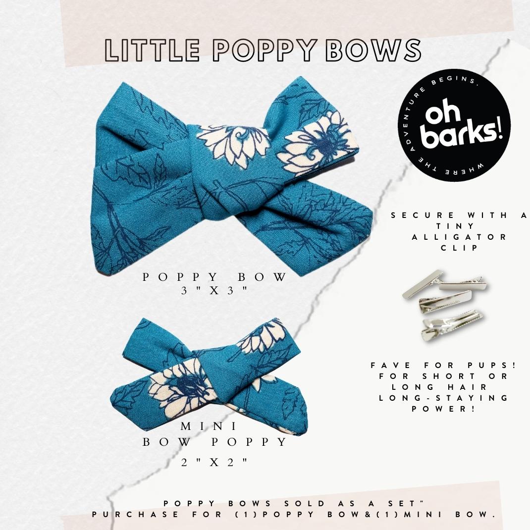 Delaney Flower Hair Bows