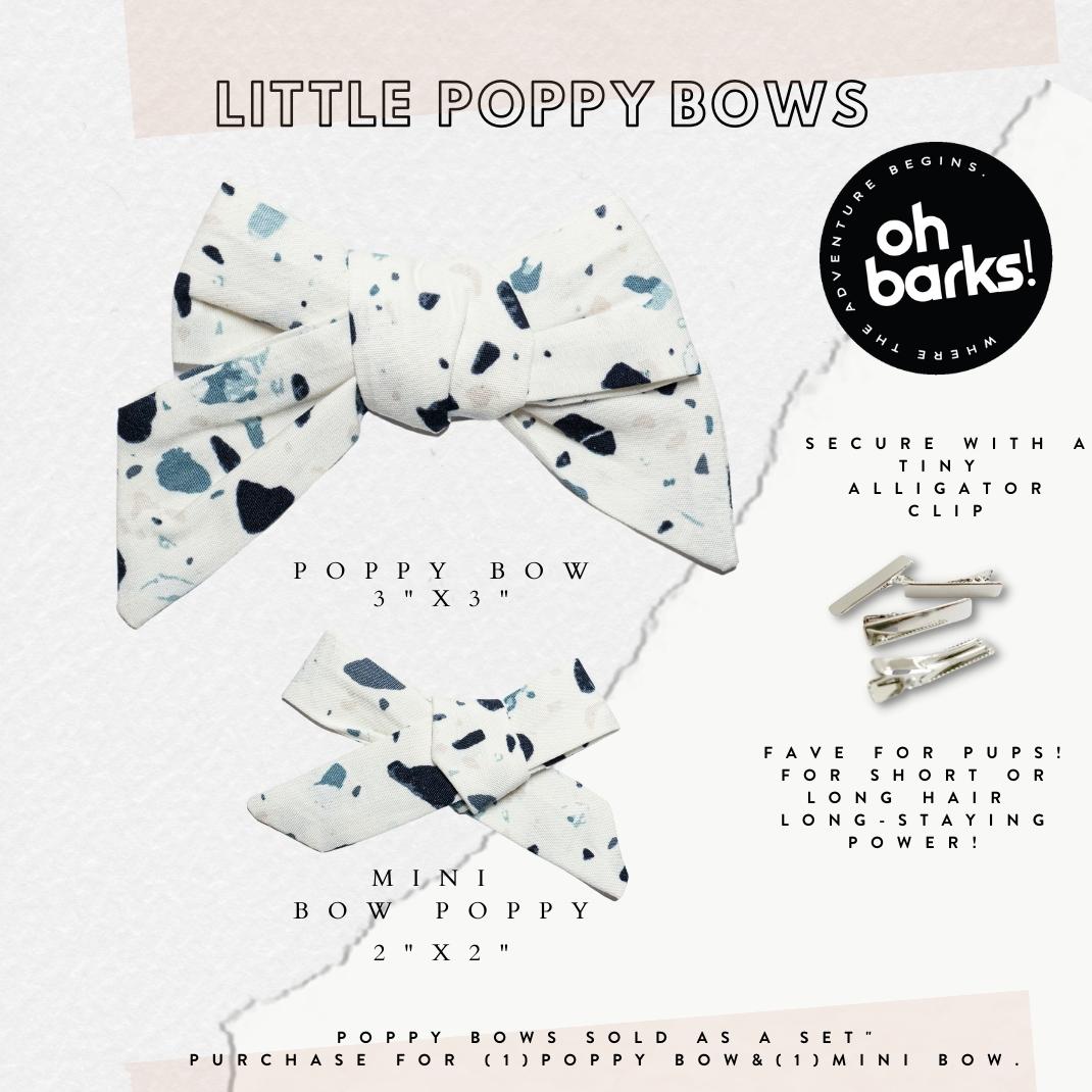 Blue Tezzo Hair Bows