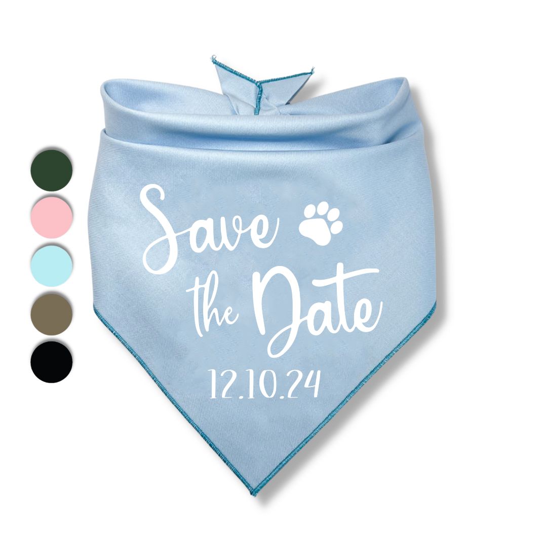Save The Date Bandana
