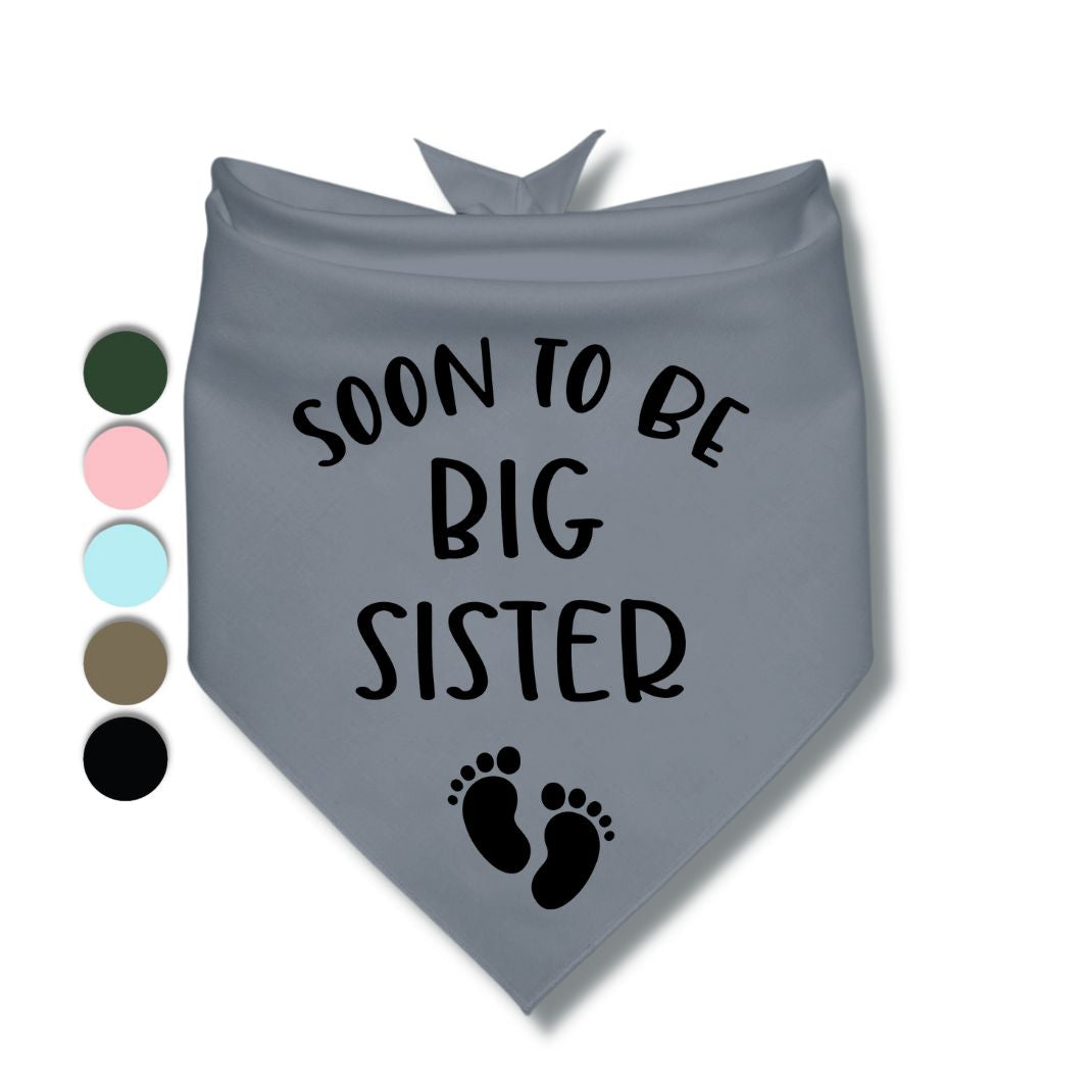 Soon To Be Big Sister Bandana