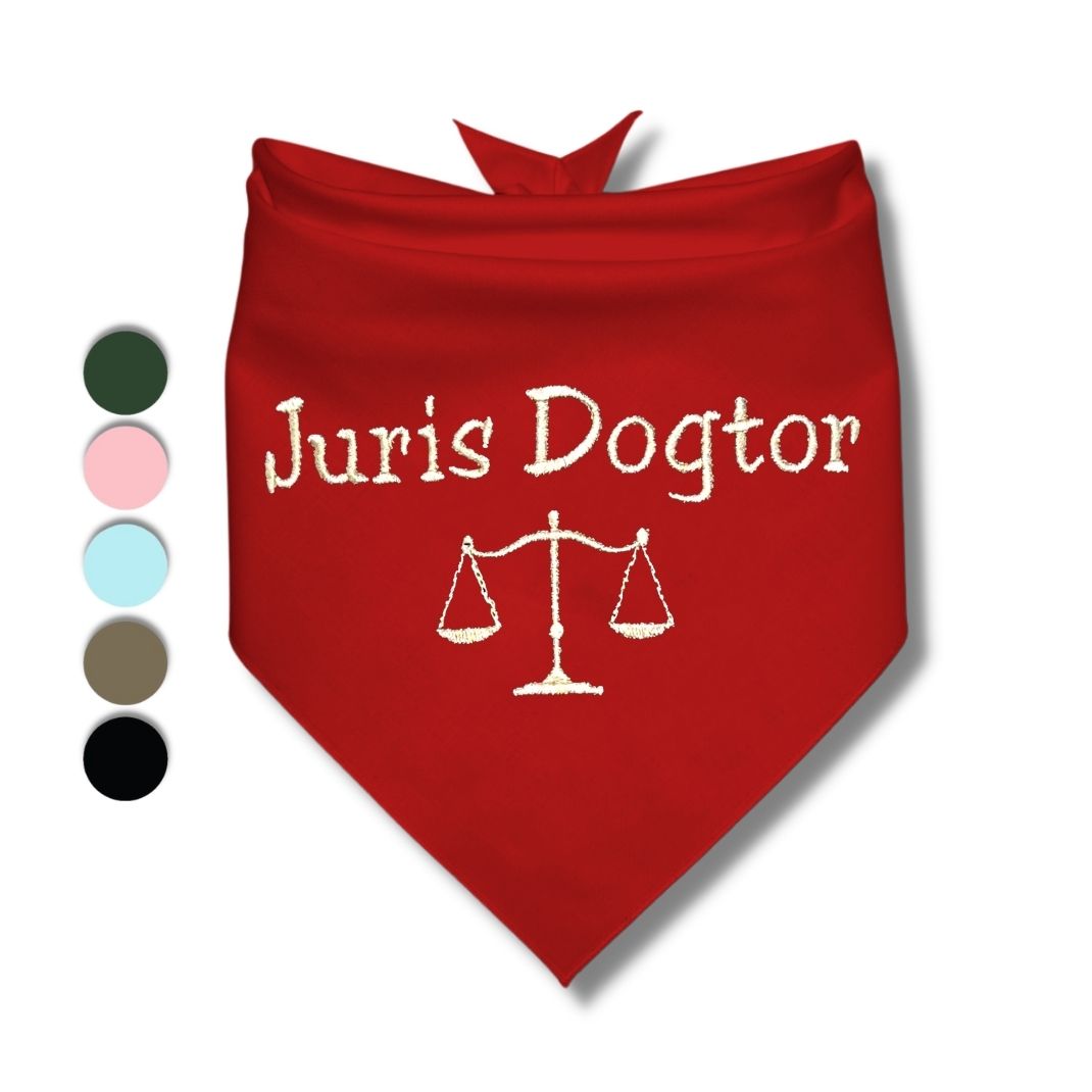 Juris Dogtor Embroidered Bandana
