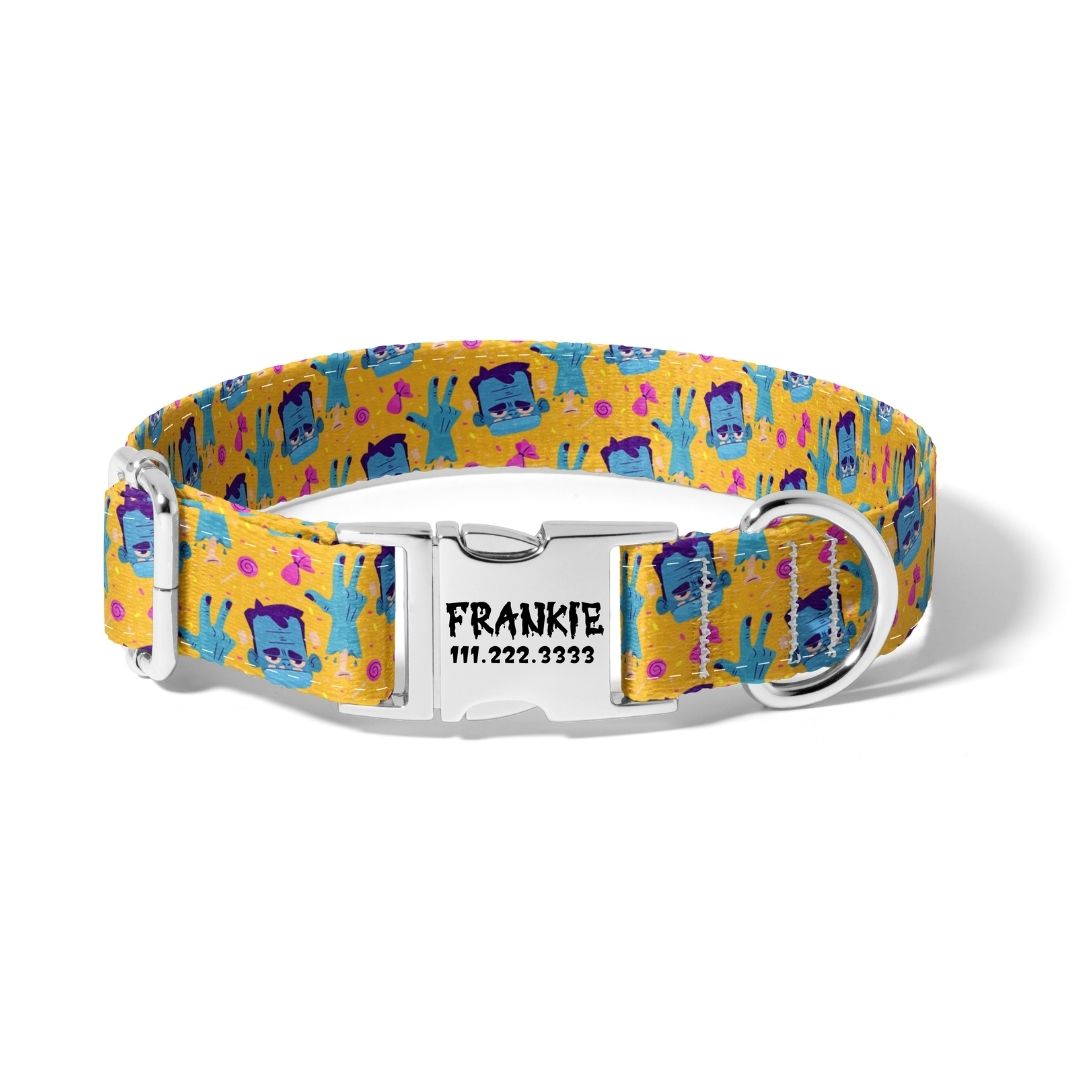 Halloween Frankie Parts Dog Collar