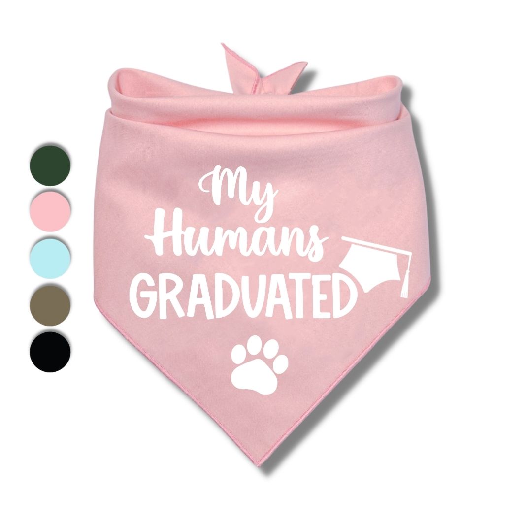 My Humans Graduated Bandana