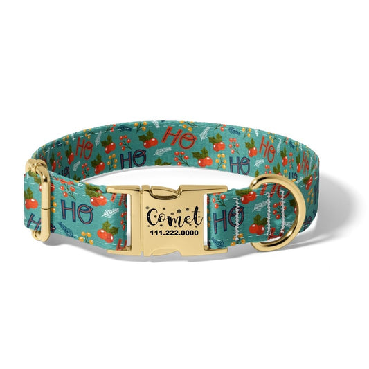 Christmas Berry Merry Dog Collar
