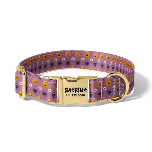 Halloween Creepy Kritter Dog Collar