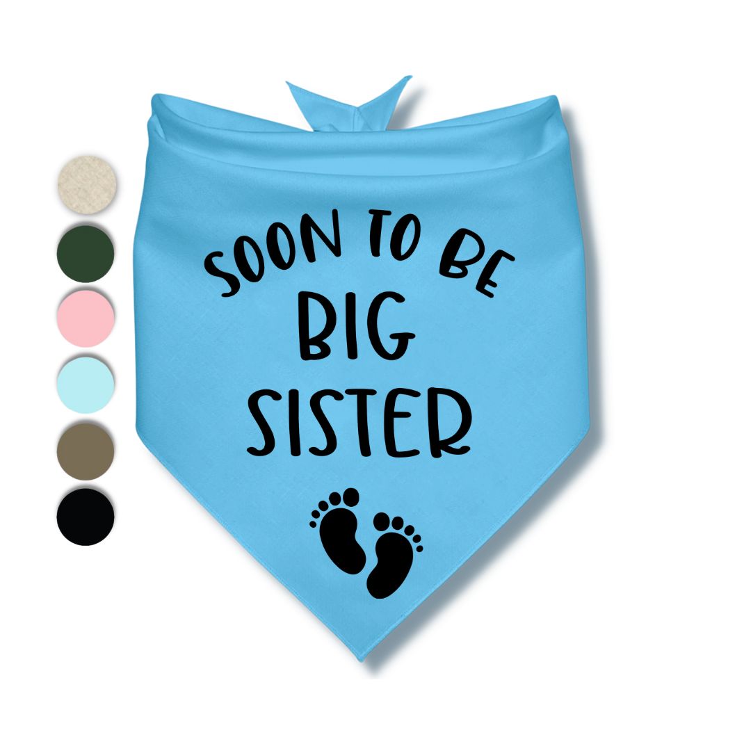 Soon To Be Big Sister Bandana