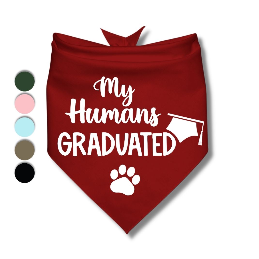 My Humans Graduated Bandana