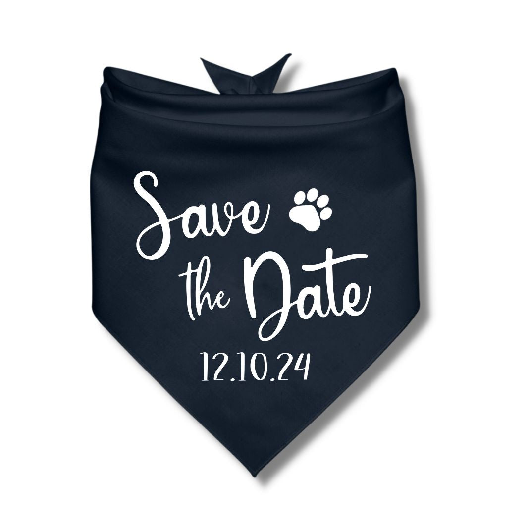 Save The Date Bandana