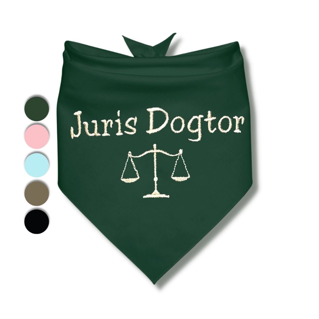 Juris Dogtor Embroidered Bandana