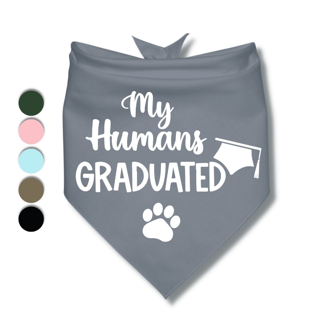 My Humans Graduated Bandana