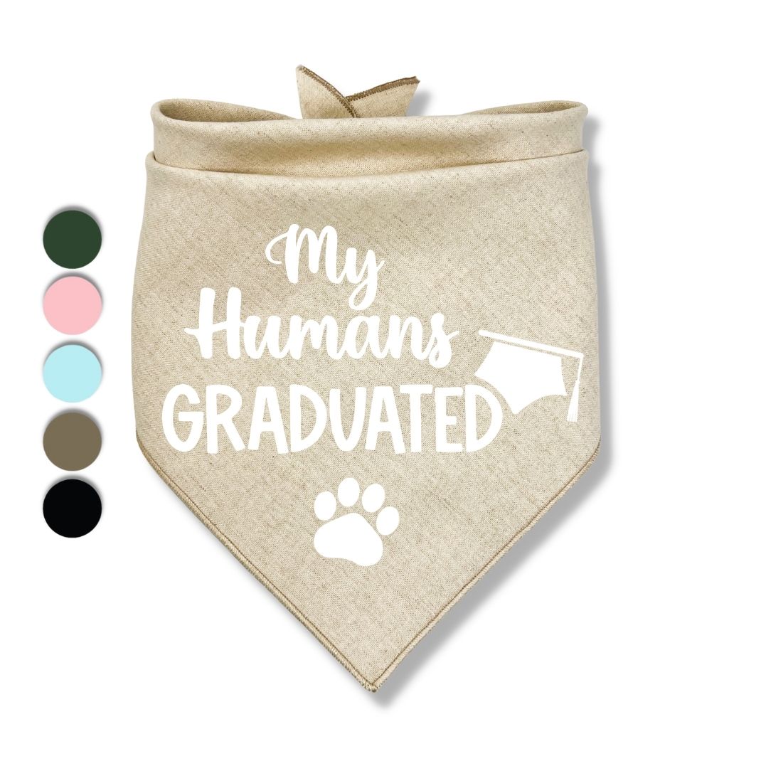 My Humans Graduated Bandana
