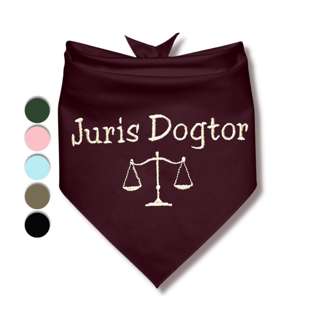 Juris Dogtor Embroidered Bandana