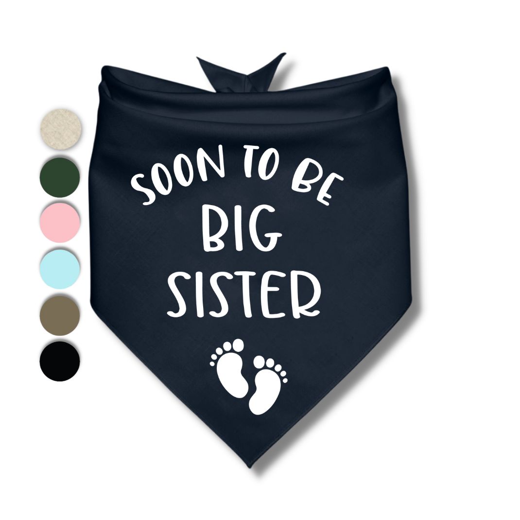Soon To Be Big Sister Bandana