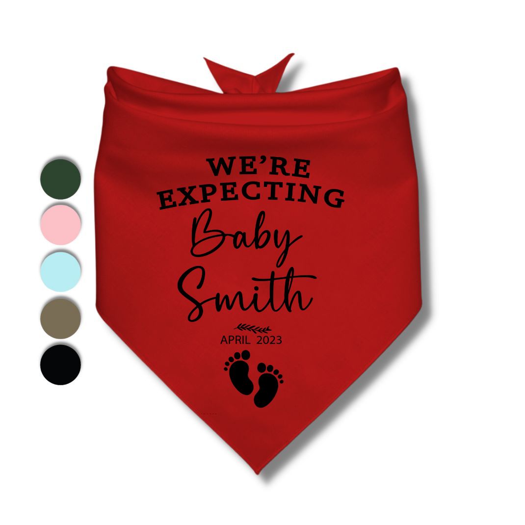 Were Expecting Date Bandana