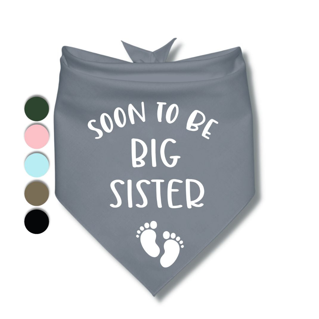 Soon To Be Big Sister Bandana