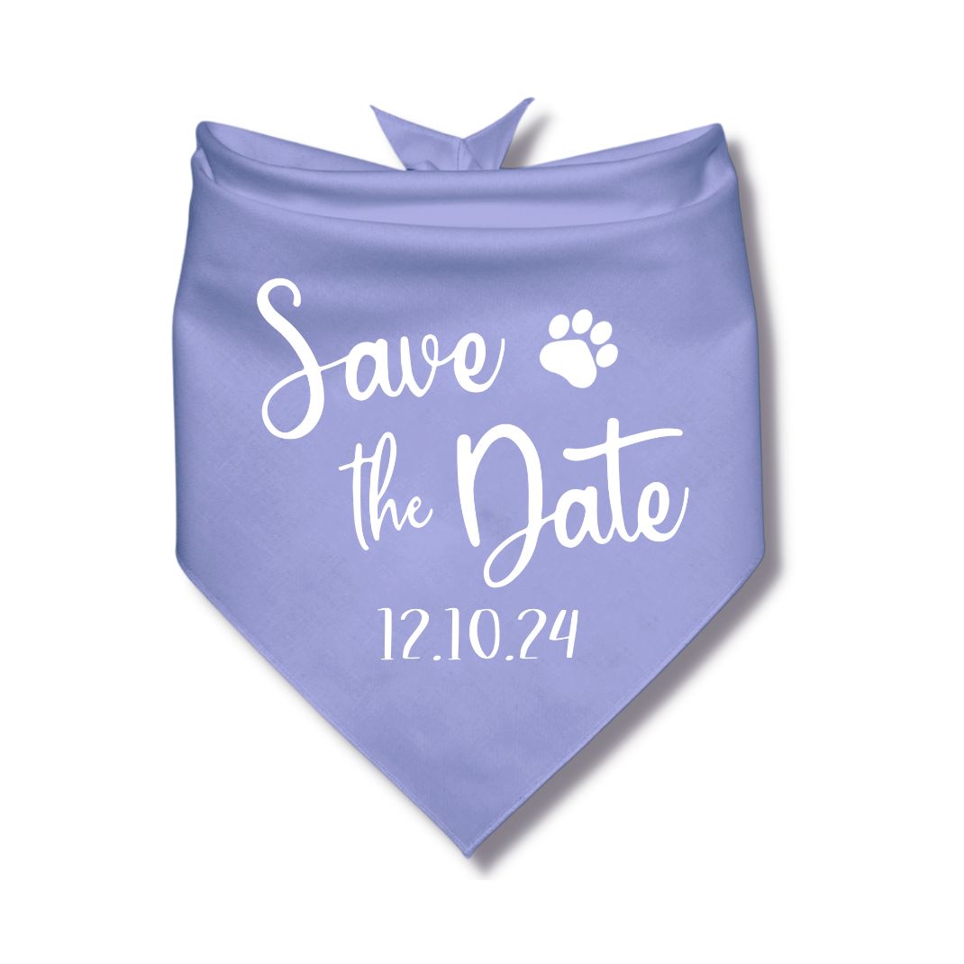 Save The Date Bandana
