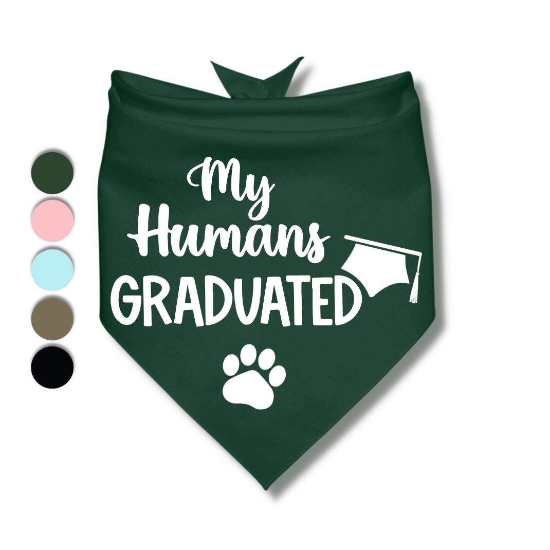 My Humans Graduated Bandana