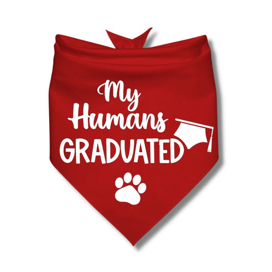 My Humans Graduated Bandana