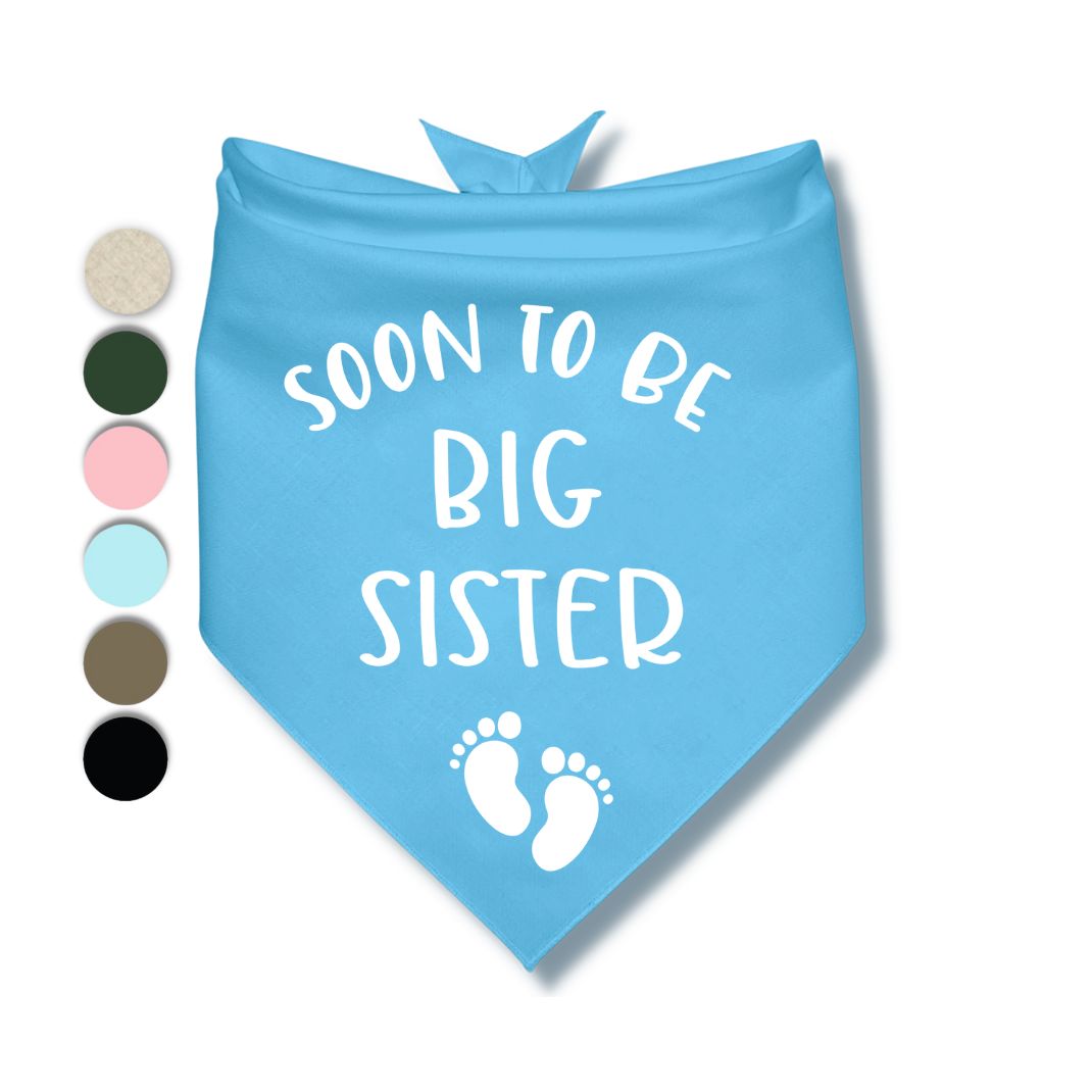 Soon To Be Big Sister Bandana