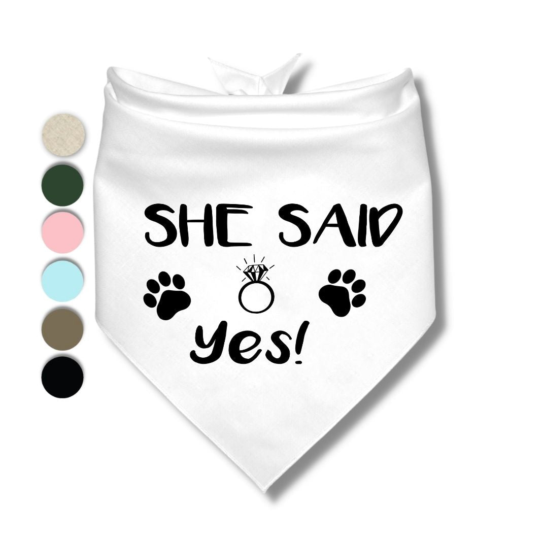 She Said Yes Bandana
