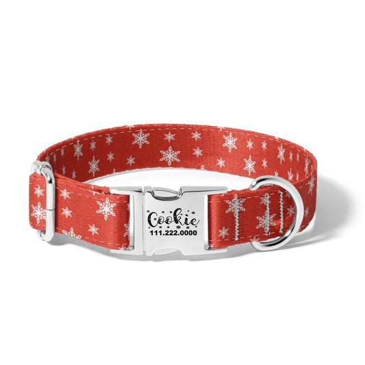 Christmas Winter Wonderland Dog Collar