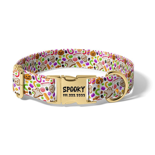 Halloween Spooky Cookies Dog Collar