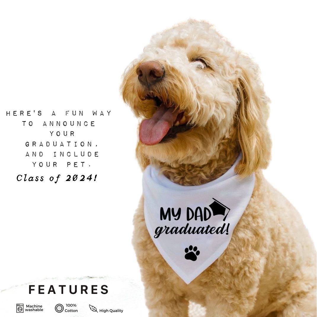 My Dad Graduated Bandana