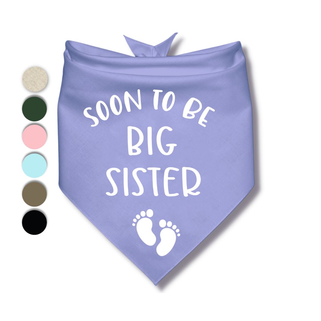 Soon To Be Big Sister Bandana