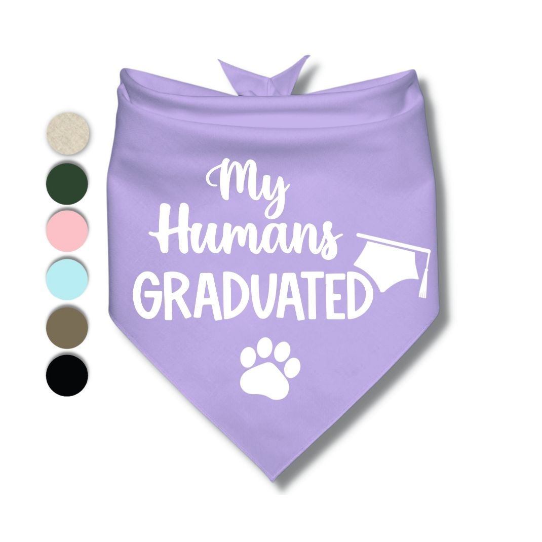My Humans Graduated Bandana