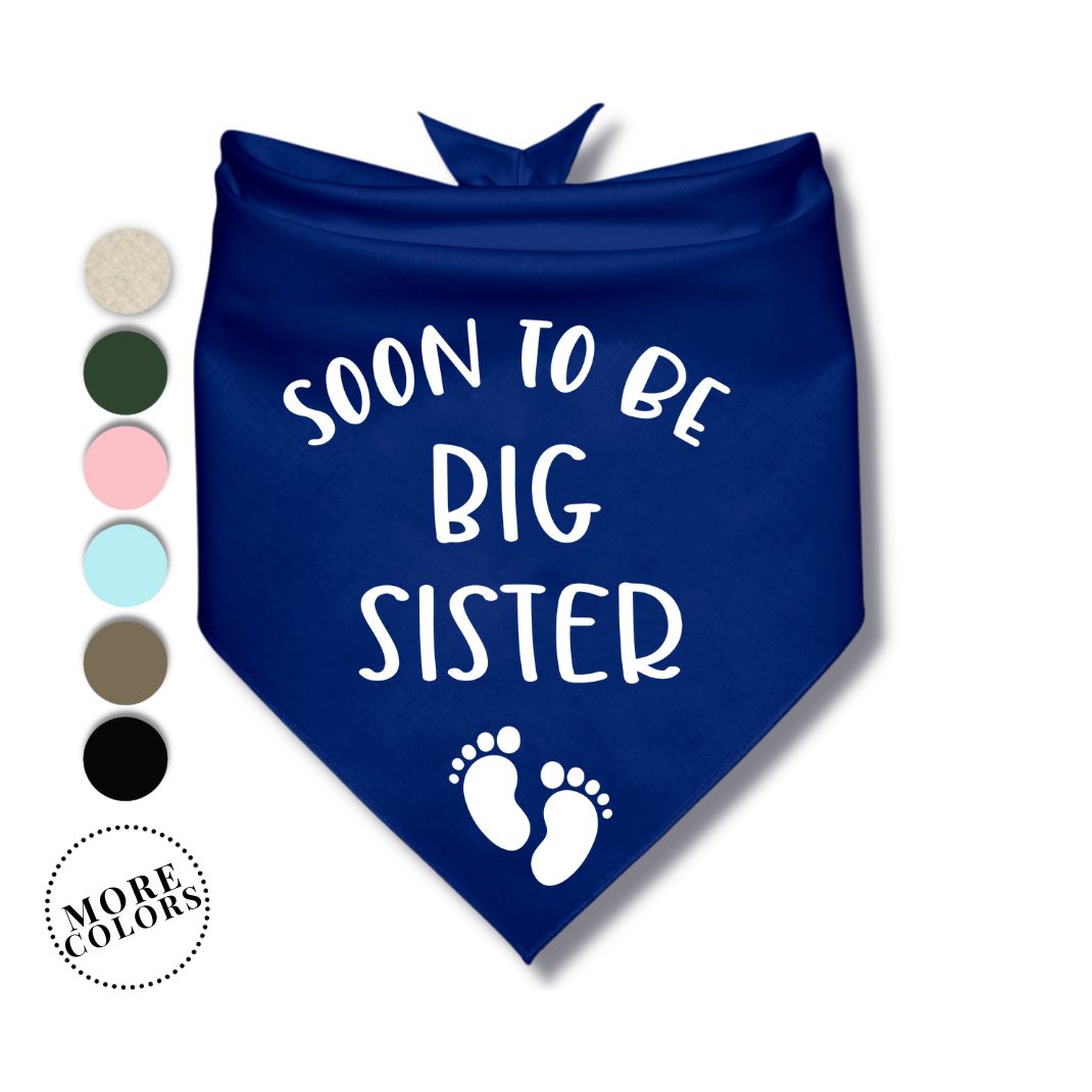 Soon To Be Big Sister Bandana