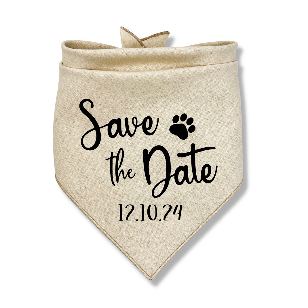 Save The Date Bandana